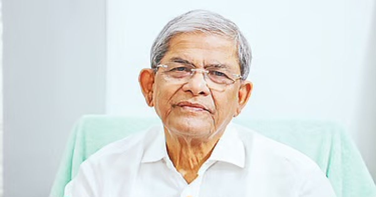 ট্রাম্প-সি-মোদি এসে বাংলাদেশে কিছু করে দিয়ে যাবেন না: মির্জা ফখরুল