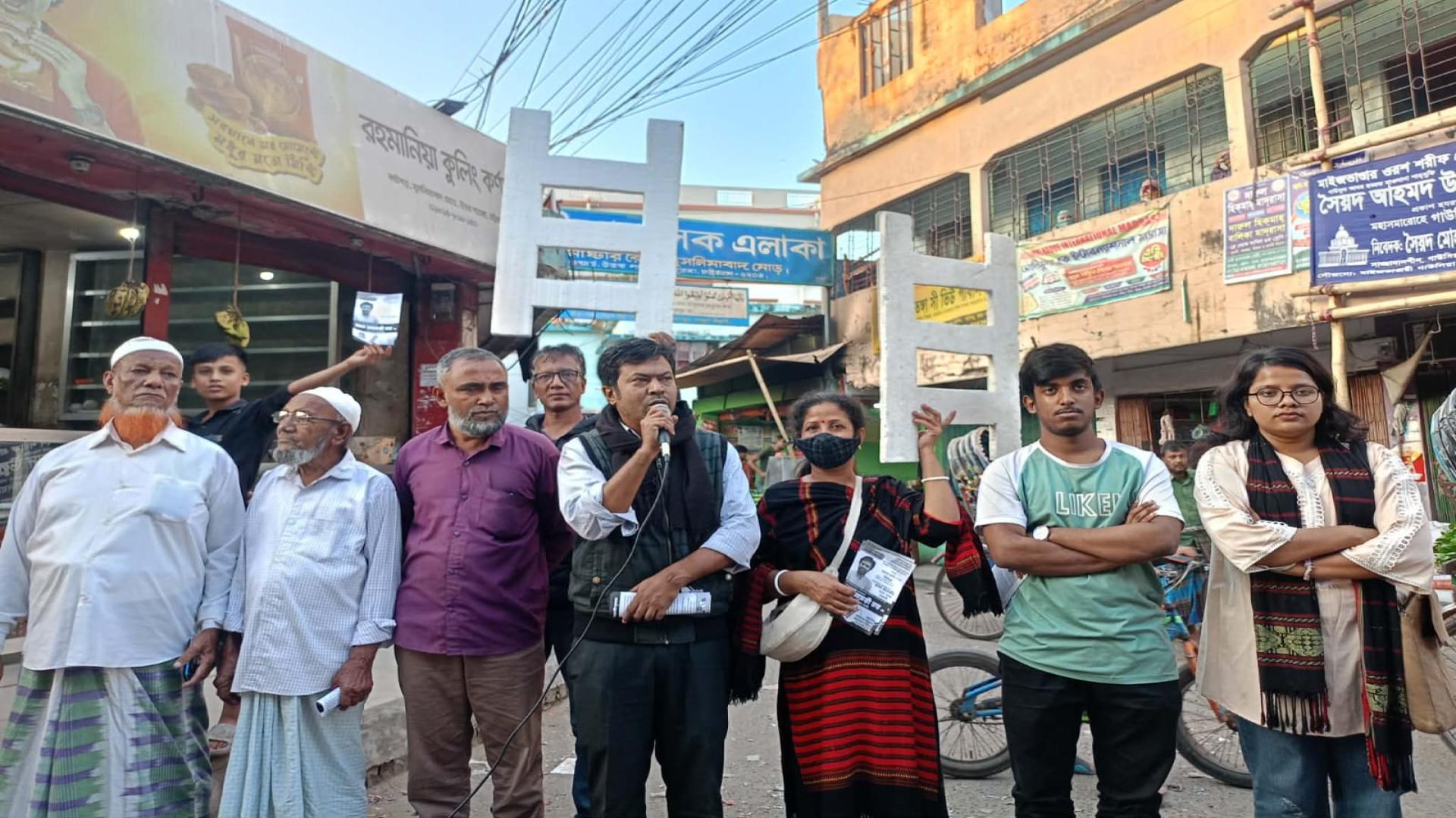 গণসংযোগে ডিপি ওয়ার্ল্ড চুক্তি বাতিলের দাবি আল কাদেরী জয়ের